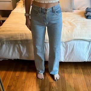 Abercrombie & Fitch Curve love straight leg jeans